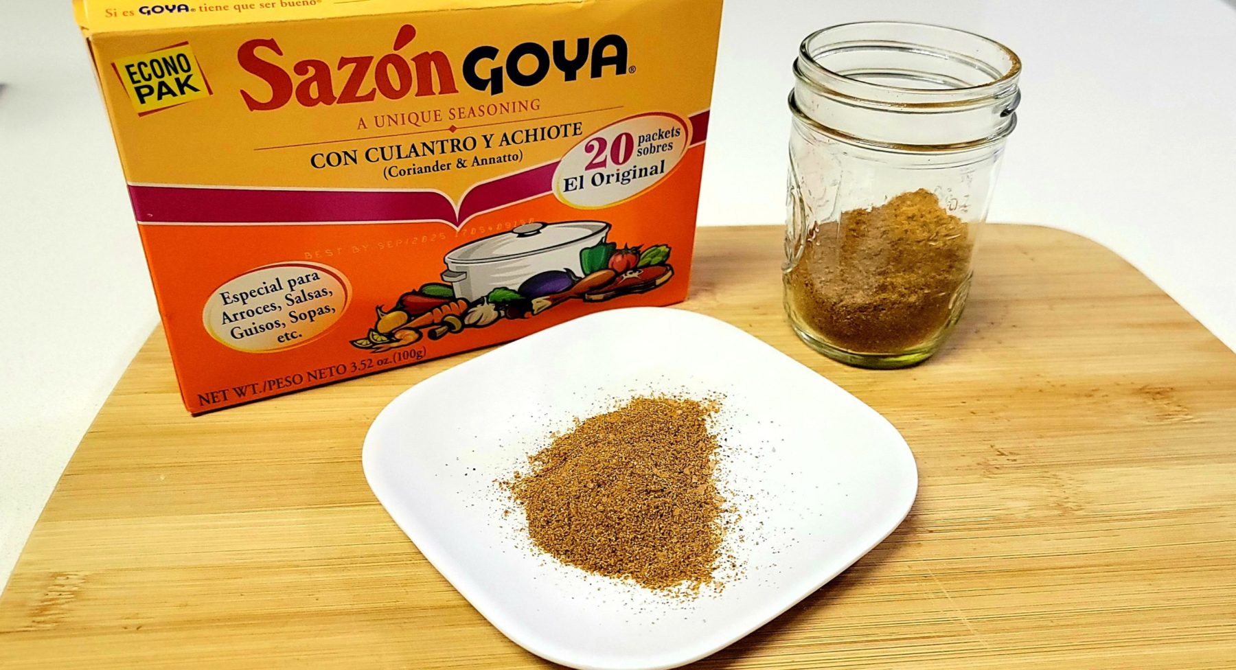 Homemade Cuban Sazon Completa (Complete Seasoning)